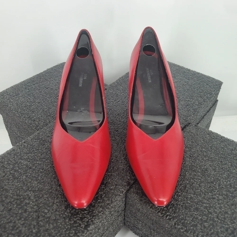 Ros Hommerson Shoe Women 11 M Red Heels